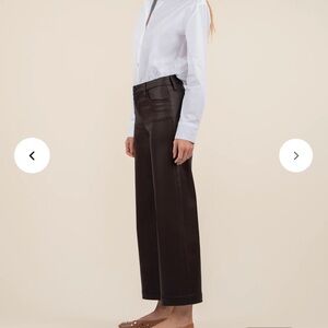 Kut From The Kloth Meg Coated High Rise Wide Leg Jeans Size 10 NWT